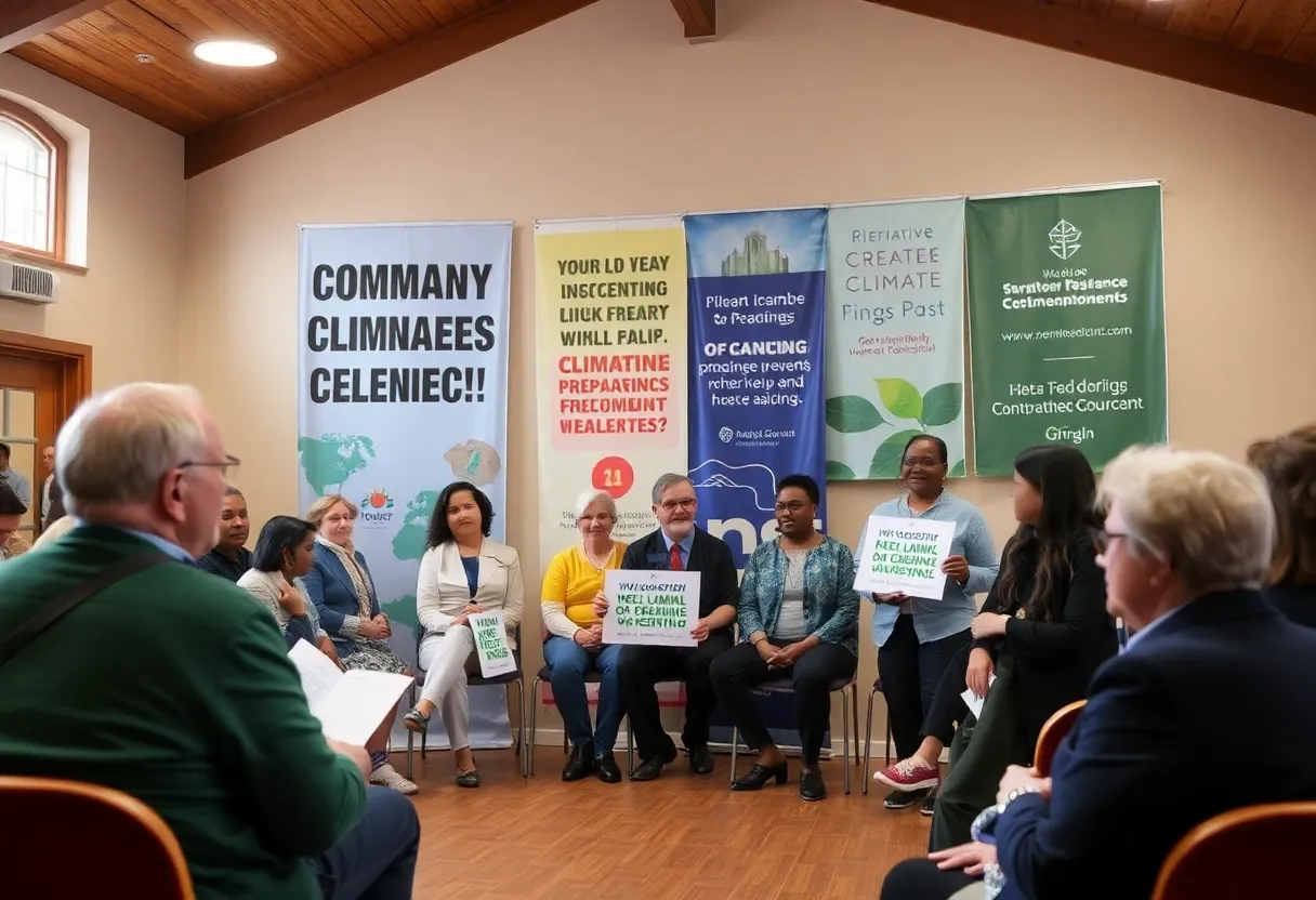 Community leaders advocating for climate action in Augusta