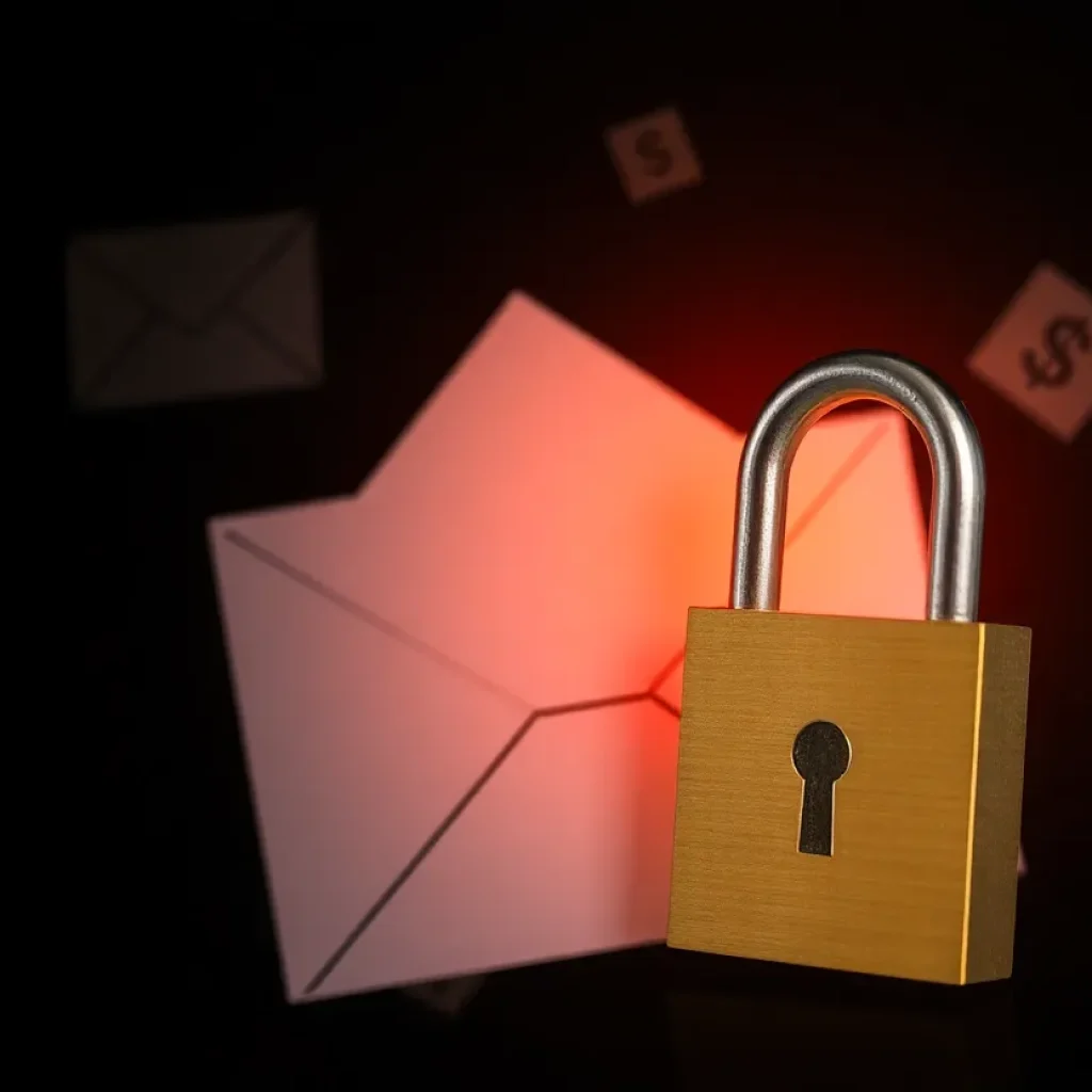 Symbolic illustration depicting financial crime and fraud prevention.