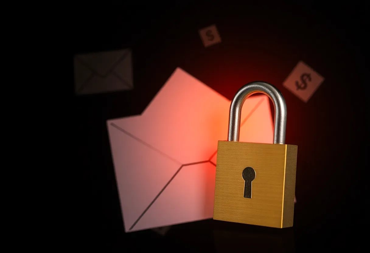 Symbolic illustration depicting financial crime and fraud prevention.