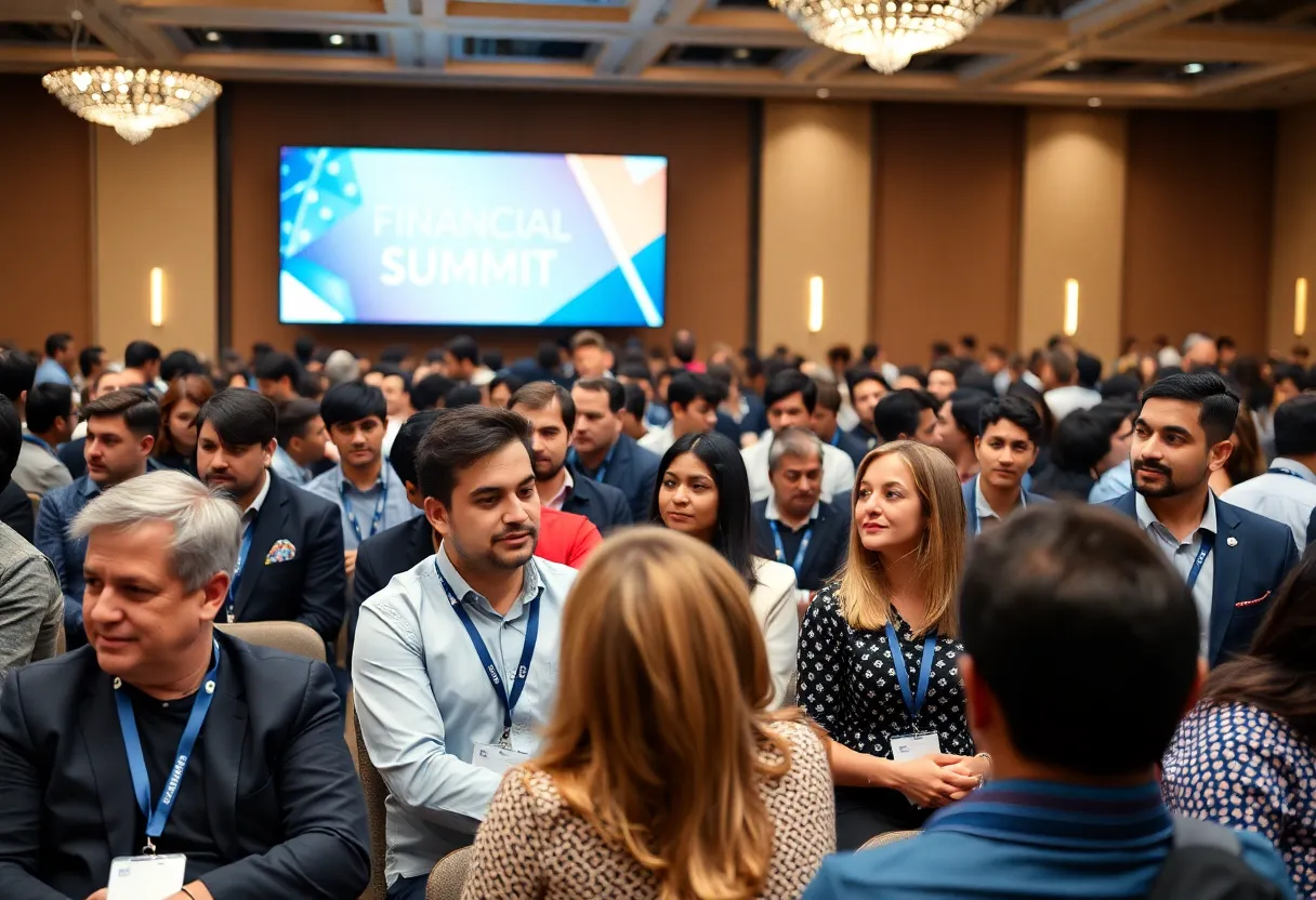 Entrepreneurs collaborating at the Financial Summit 2025