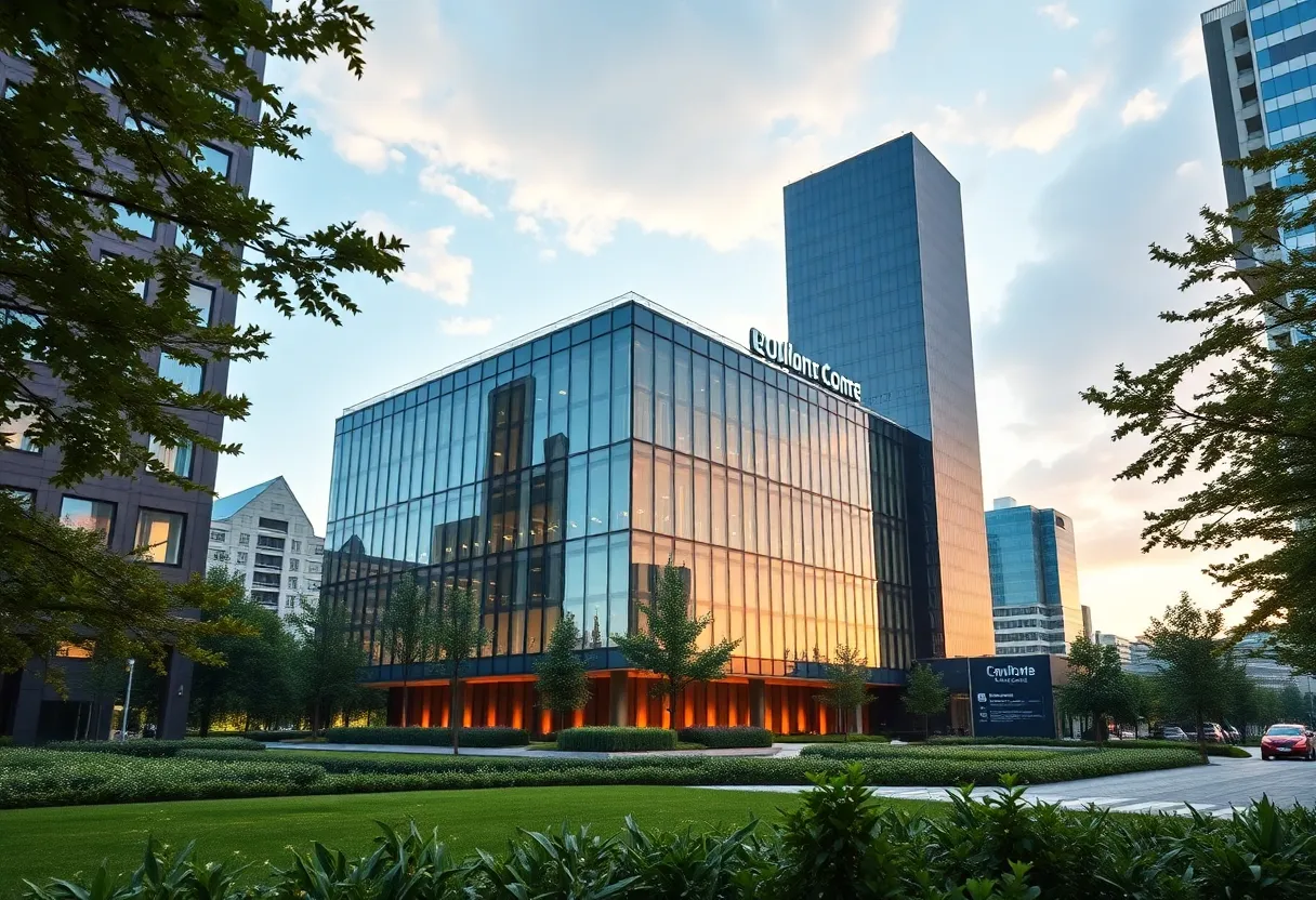 Exterior view of the FlatironDragados headquarters in Atlanta