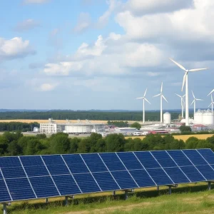 Georgia Power energy production facilities with renewable energy sources.