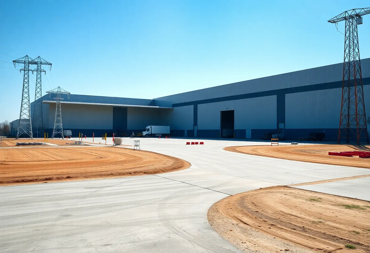 Georgia Power's recently acquired warehouse in Jackson, GA