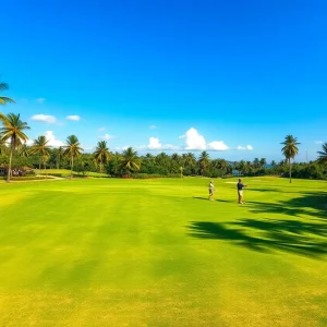 Scenic view of LIV Golf Tournament at Mayakoba
