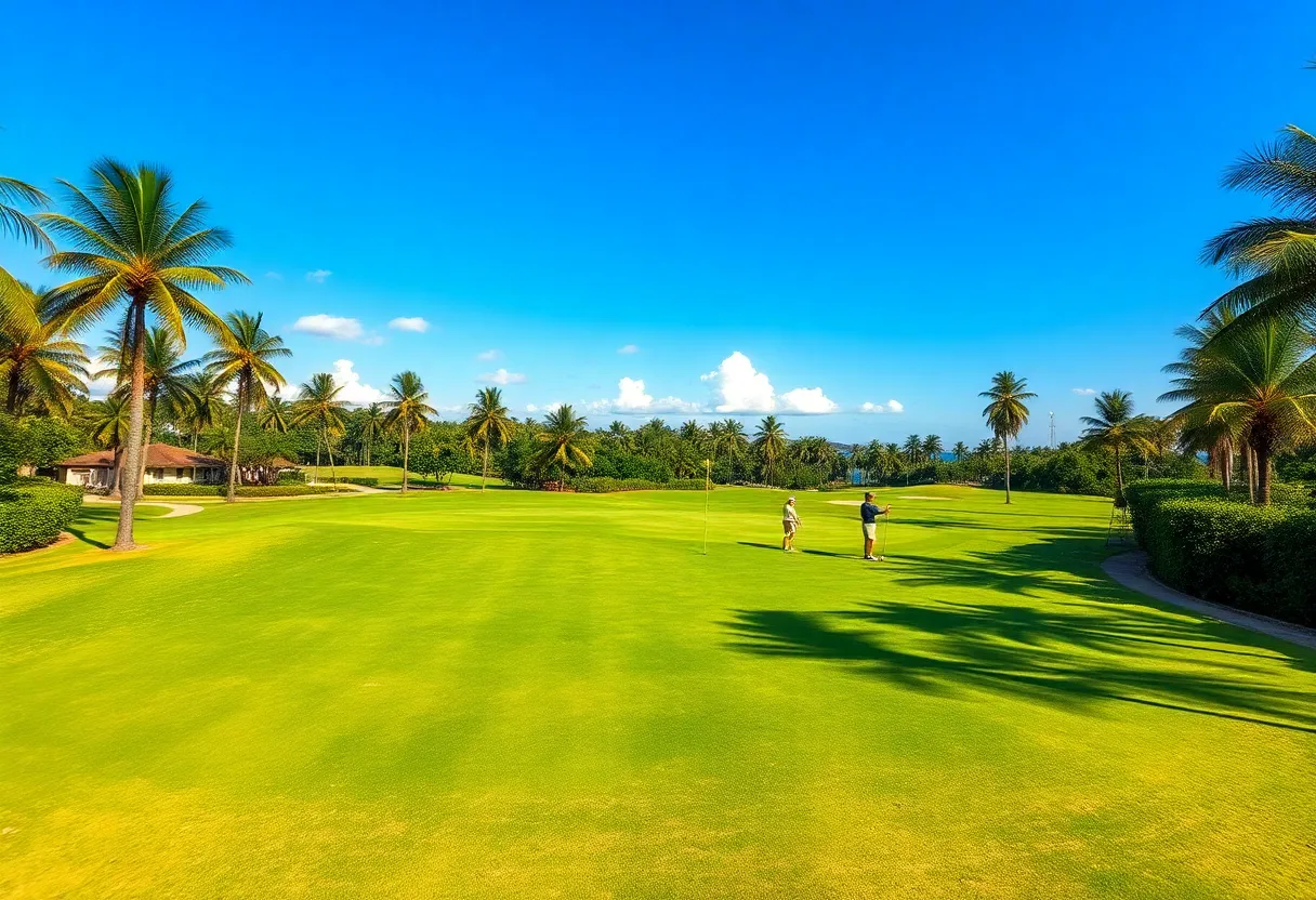 Scenic view of LIV Golf Tournament at Mayakoba
