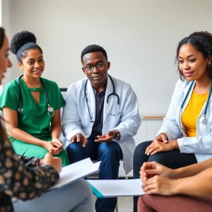 Healthcare professionals training for mental health services for youth