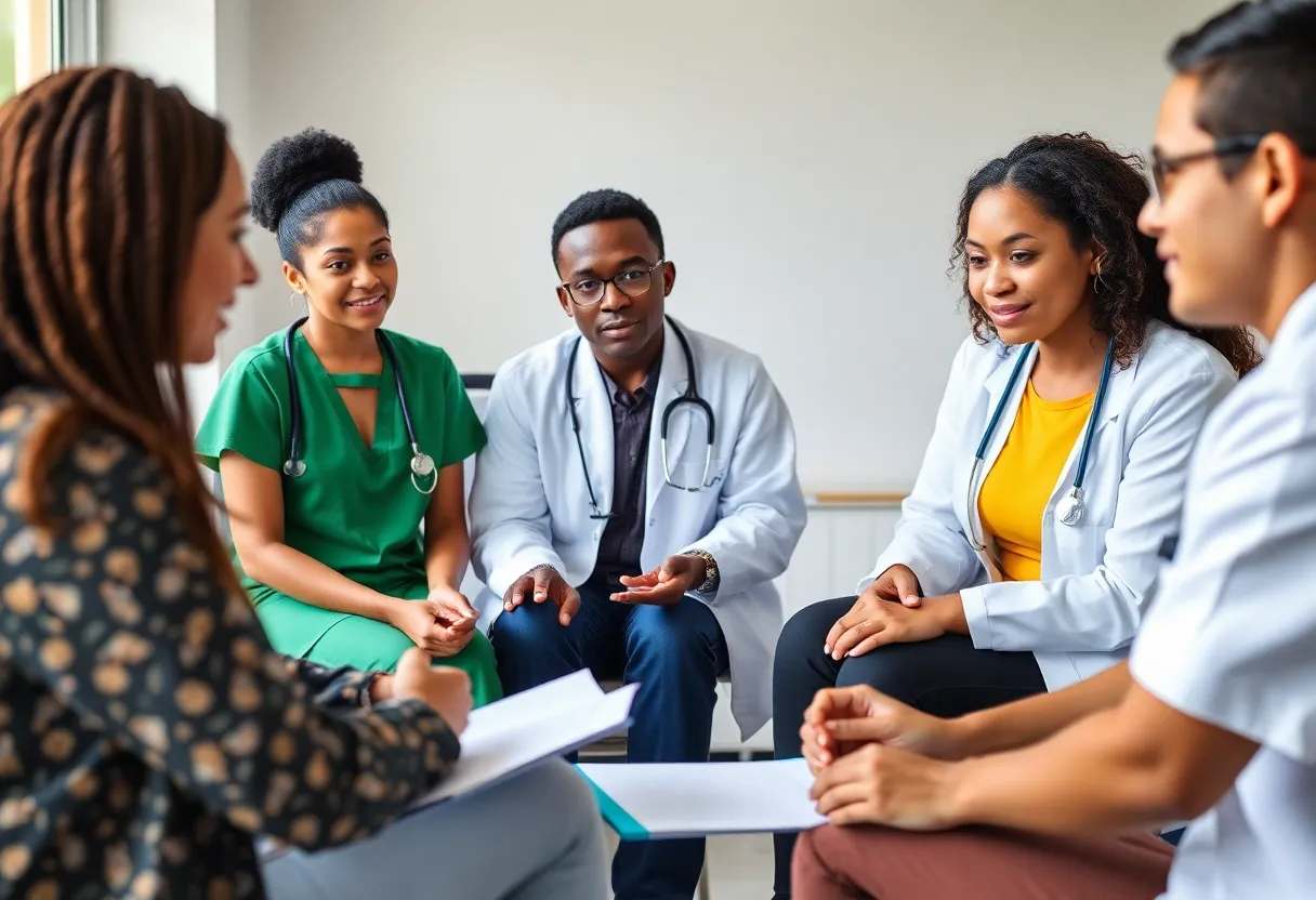 Healthcare professionals training for mental health services for youth
