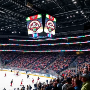 Rendering of the new ECHL arena in Augusta, Georgia