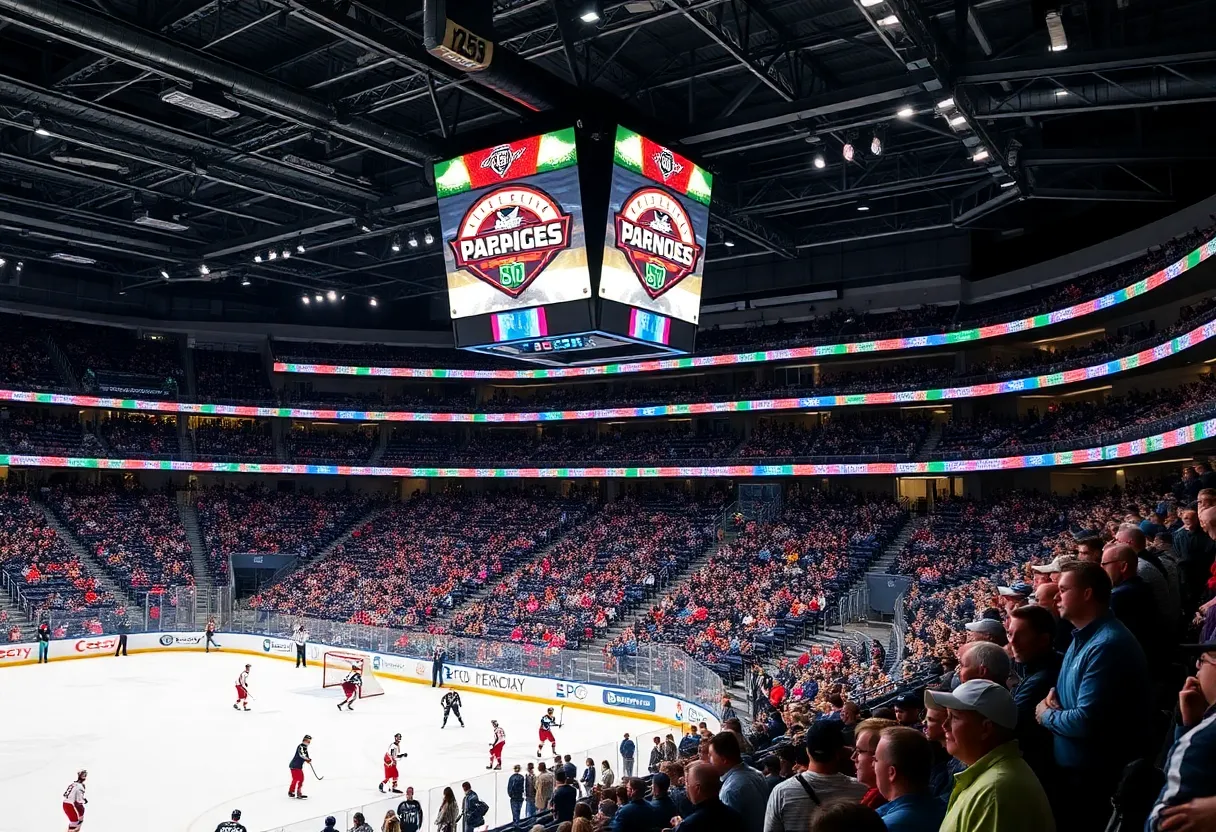 Rendering of the new ECHL arena in Augusta, Georgia
