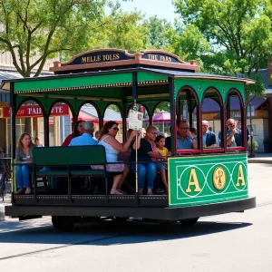 North Augusta Trolley service in action