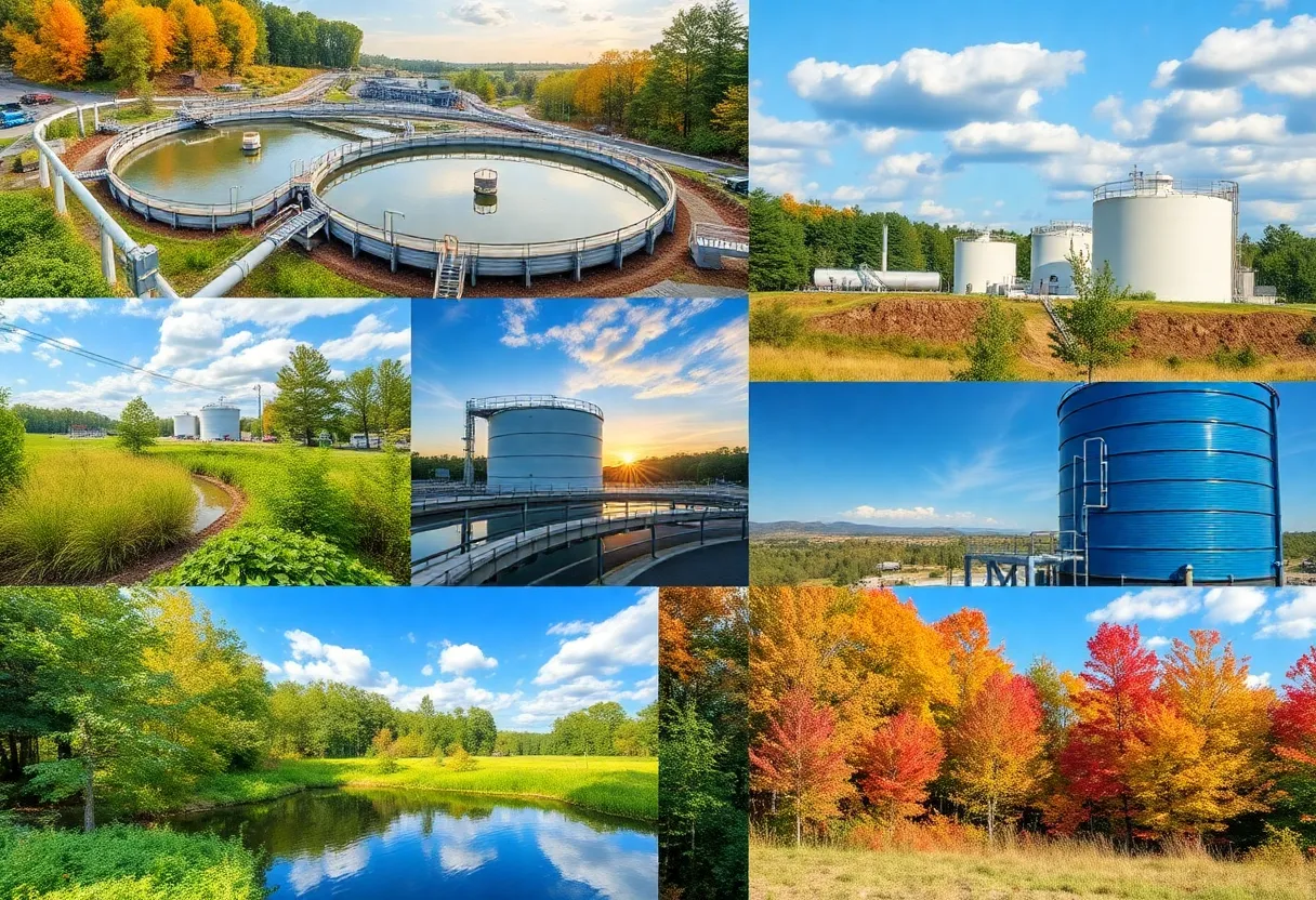 Infrastructure of water and wastewater systems in northeast Georgia
