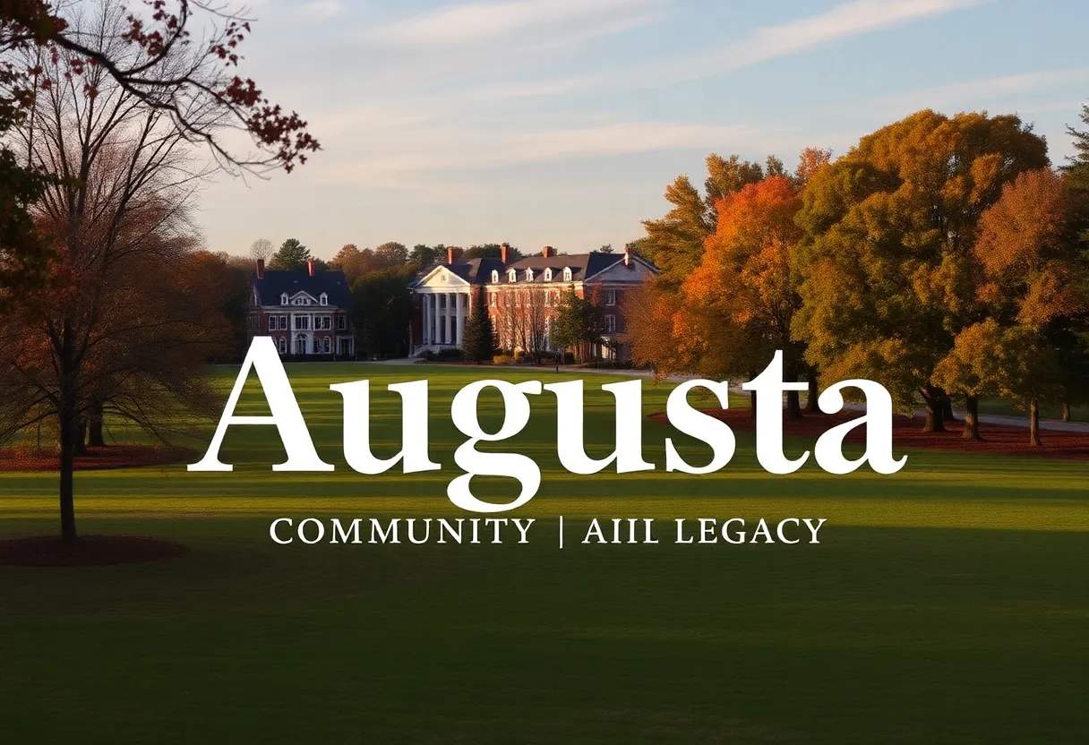 A peaceful landscape representing community and legacy in Augusta, GA