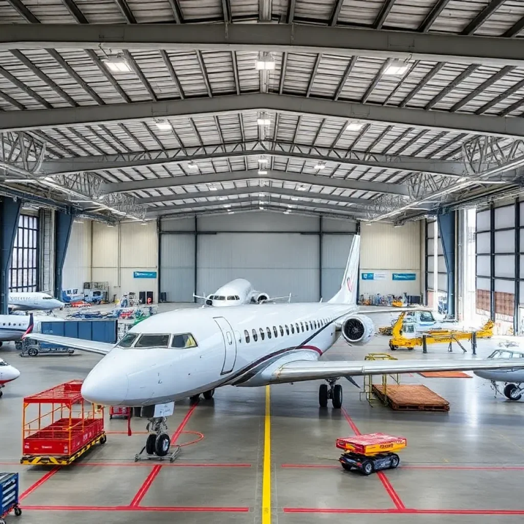 StandardAero's newly expanded aviation facility in Augusta, Georgia