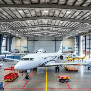 StandardAero's newly expanded aviation facility in Augusta, Georgia