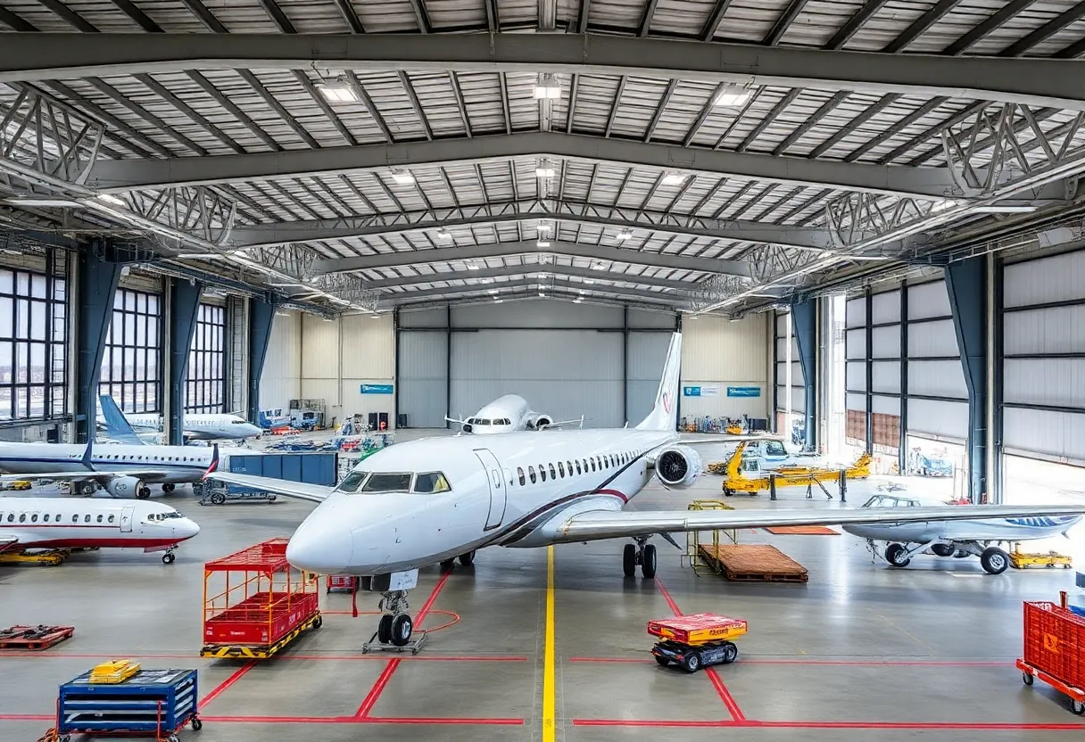 StandardAero's newly expanded aviation facility in Augusta, Georgia