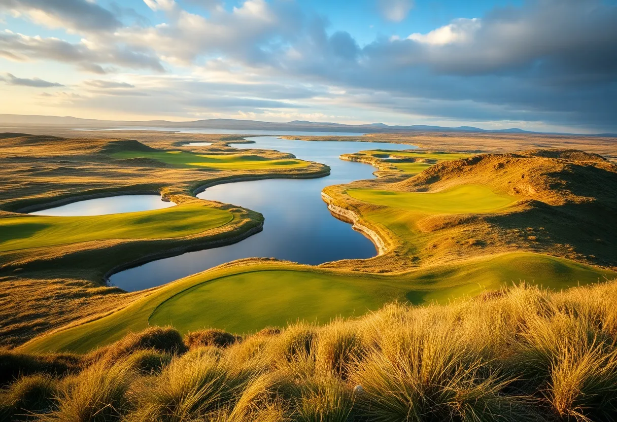 Scenic view of TPC Sawgrass golf course showcasing its challenging layout