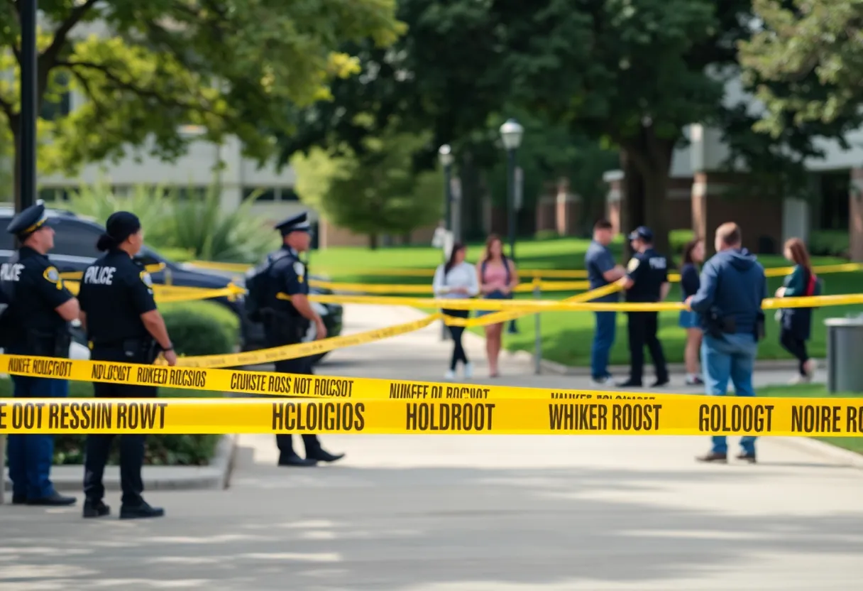 Police presence at UGA campus during emergency alert