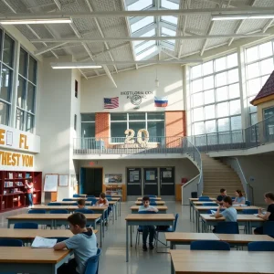 Renovated classrooms at the Academy of Richmond County