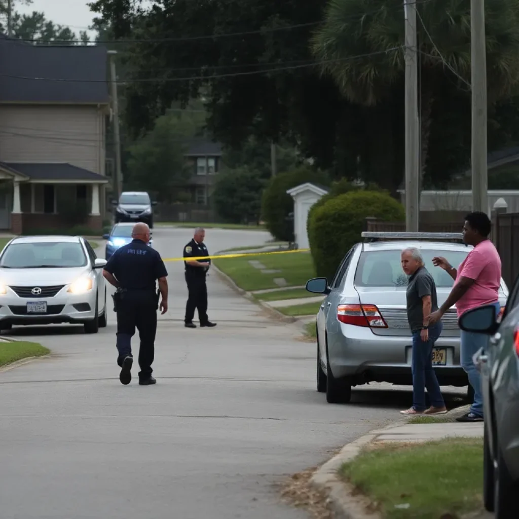 Law enforcement and community members in Augusta, Georgia, searching for an escaped convicted murderer.