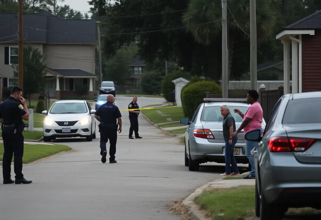 Law enforcement and community members in Augusta, Georgia, searching for an escaped convicted murderer.