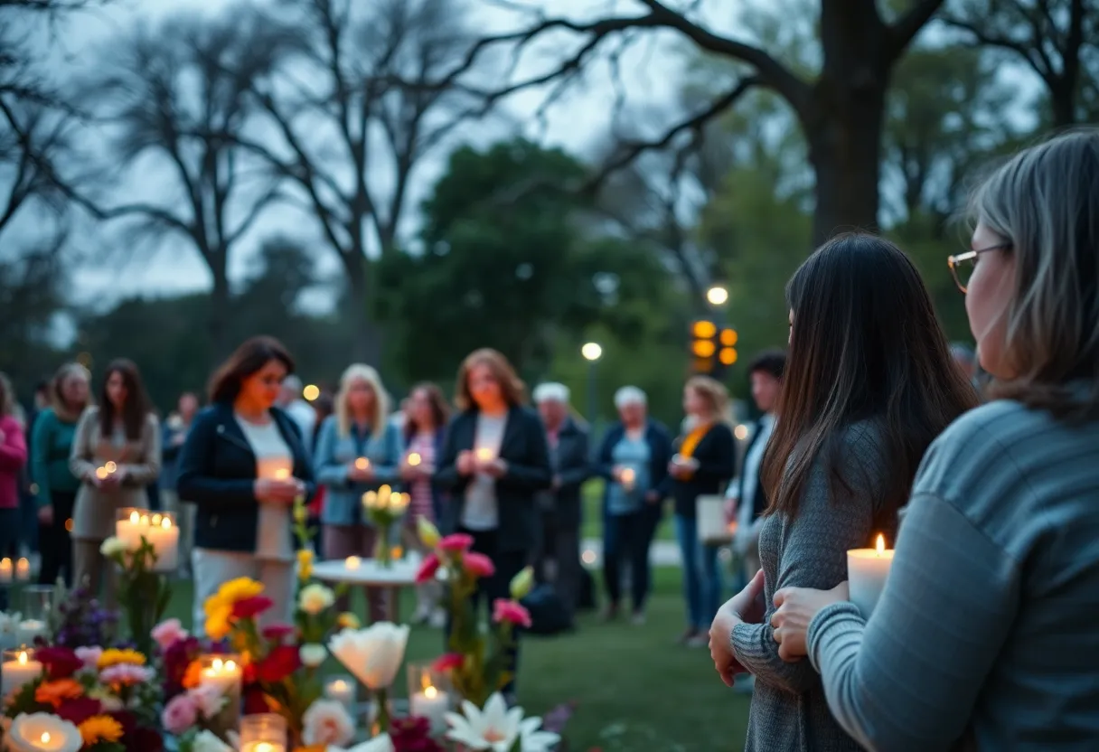 Community gathering in Augusta honoring lost residents