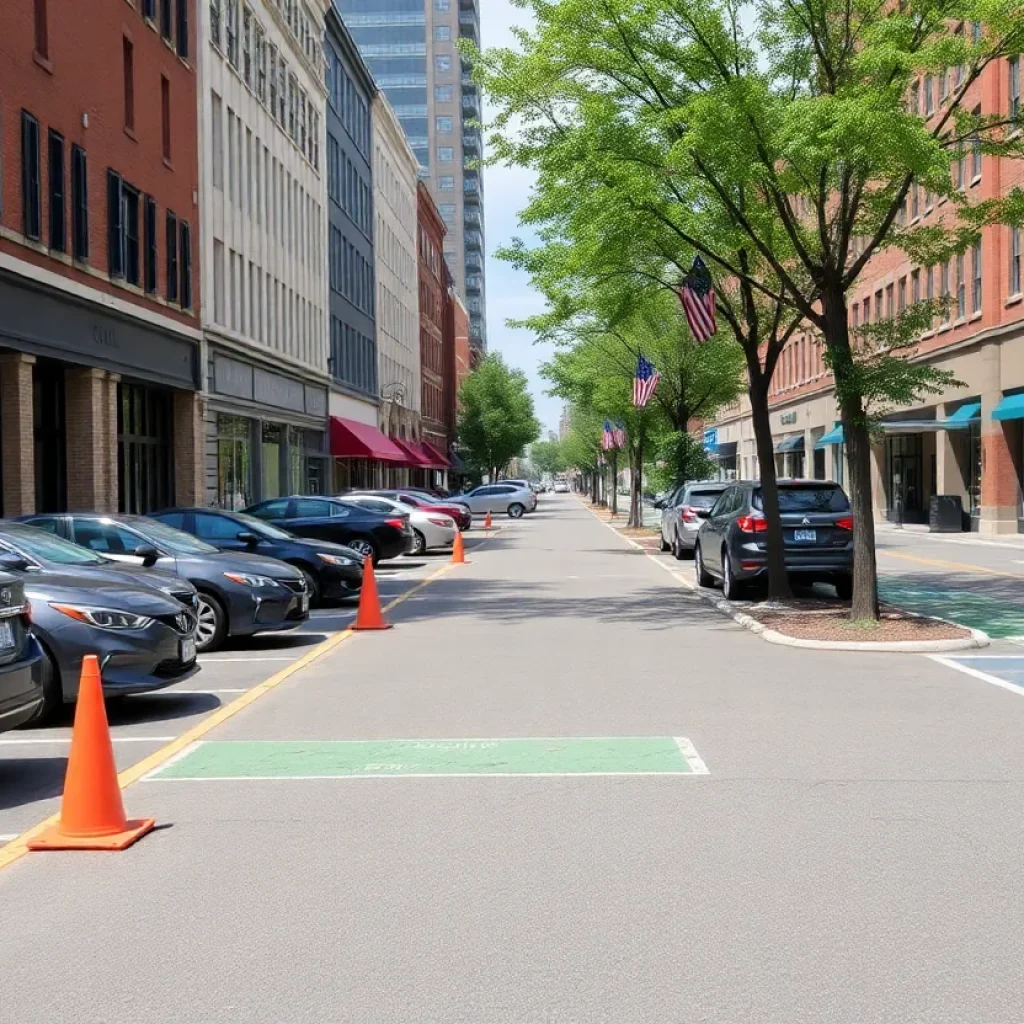 Enhanced parking facilities in downtown Augusta