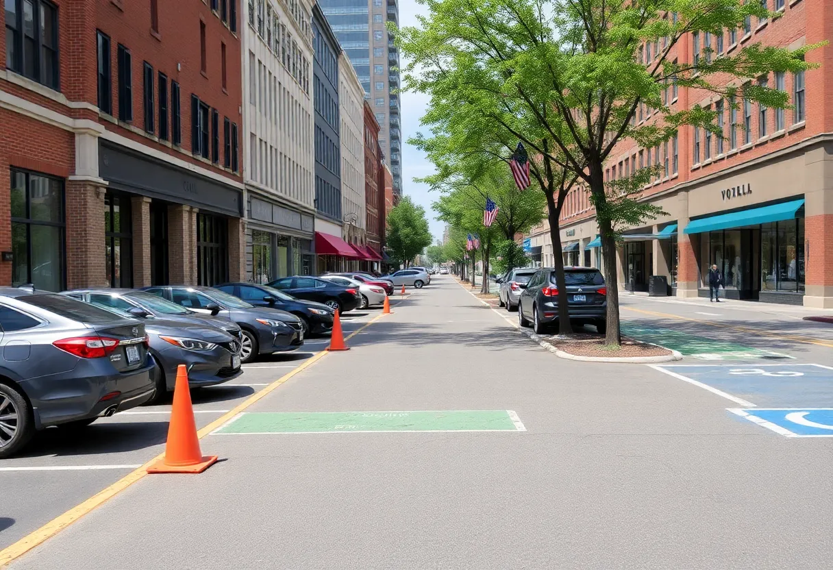 Enhanced parking facilities in downtown Augusta