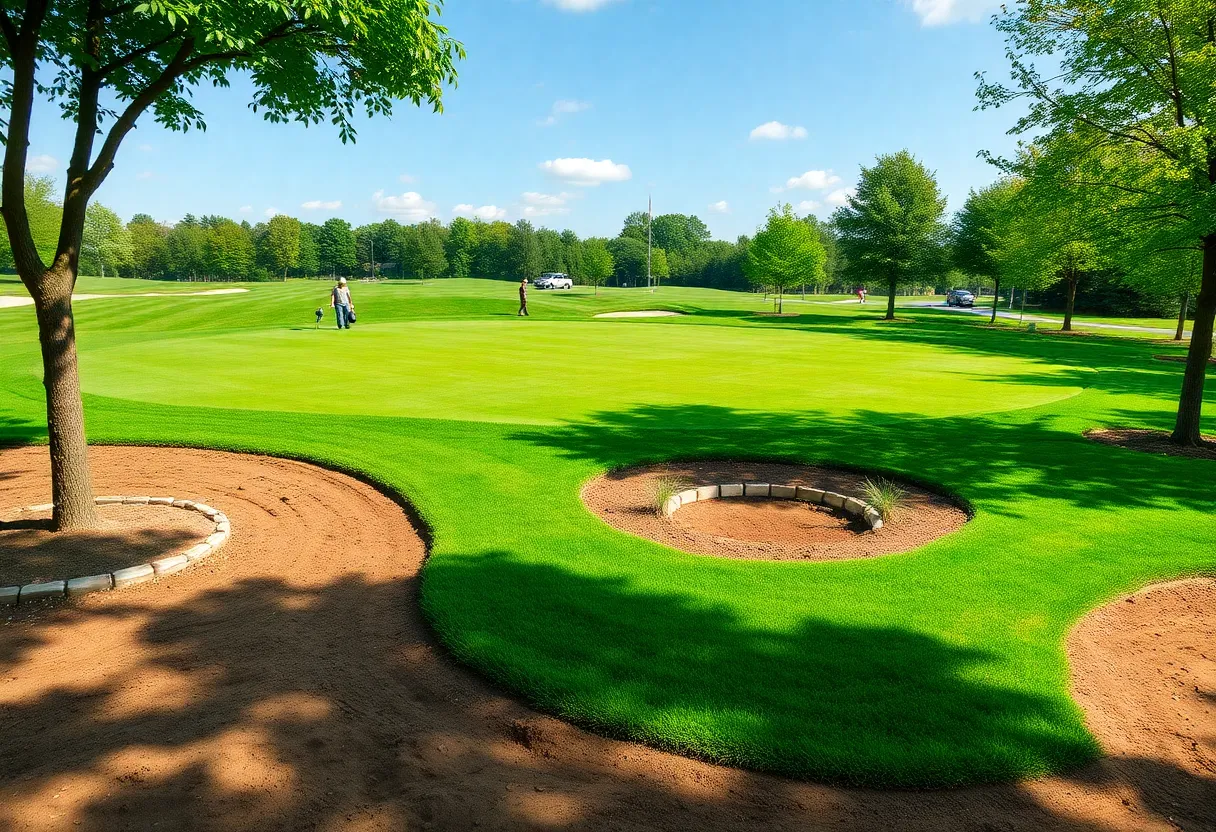Renovation work at The Patch Golf Course in Augusta