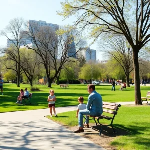 Community members enjoying recreational activities in Augusta parks