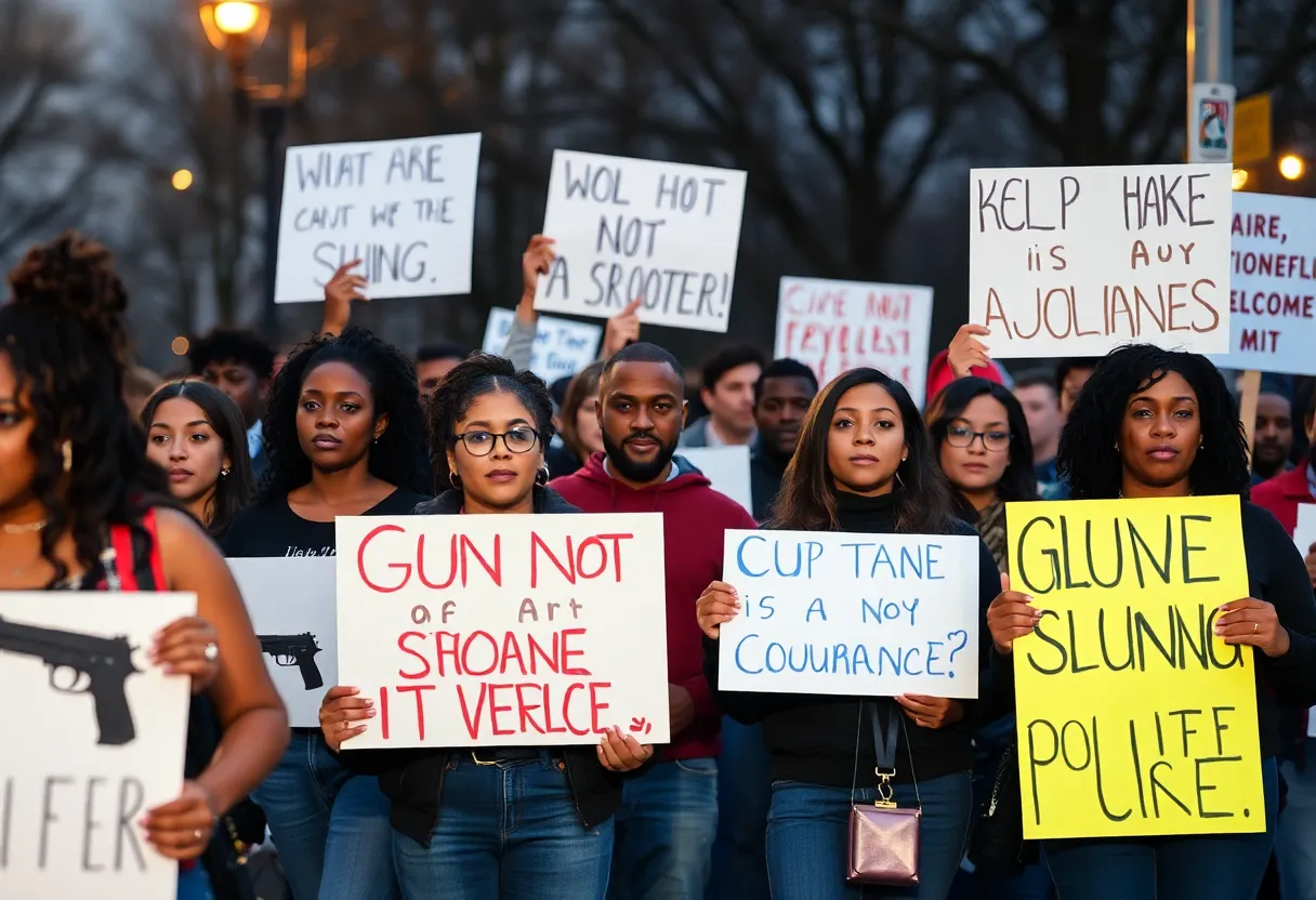 Community members discuss aftermath of Augusta shooting.