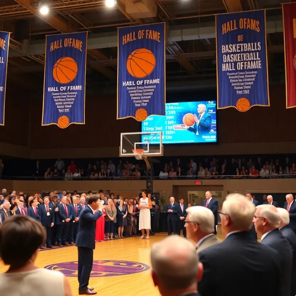 Ceremony for the Augusta University Sports Hall of Fame