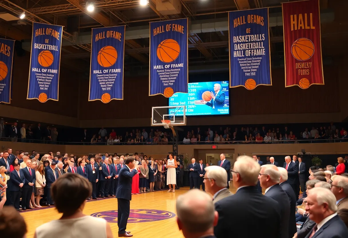 Ceremony for the Augusta University Sports Hall of Fame