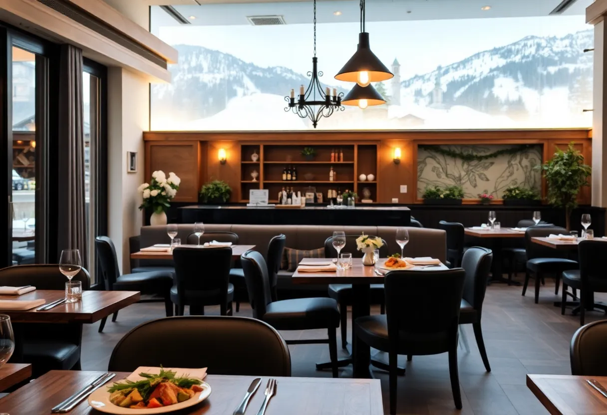 Interior of Avize showcasing elegant decor and cozy ambiance.