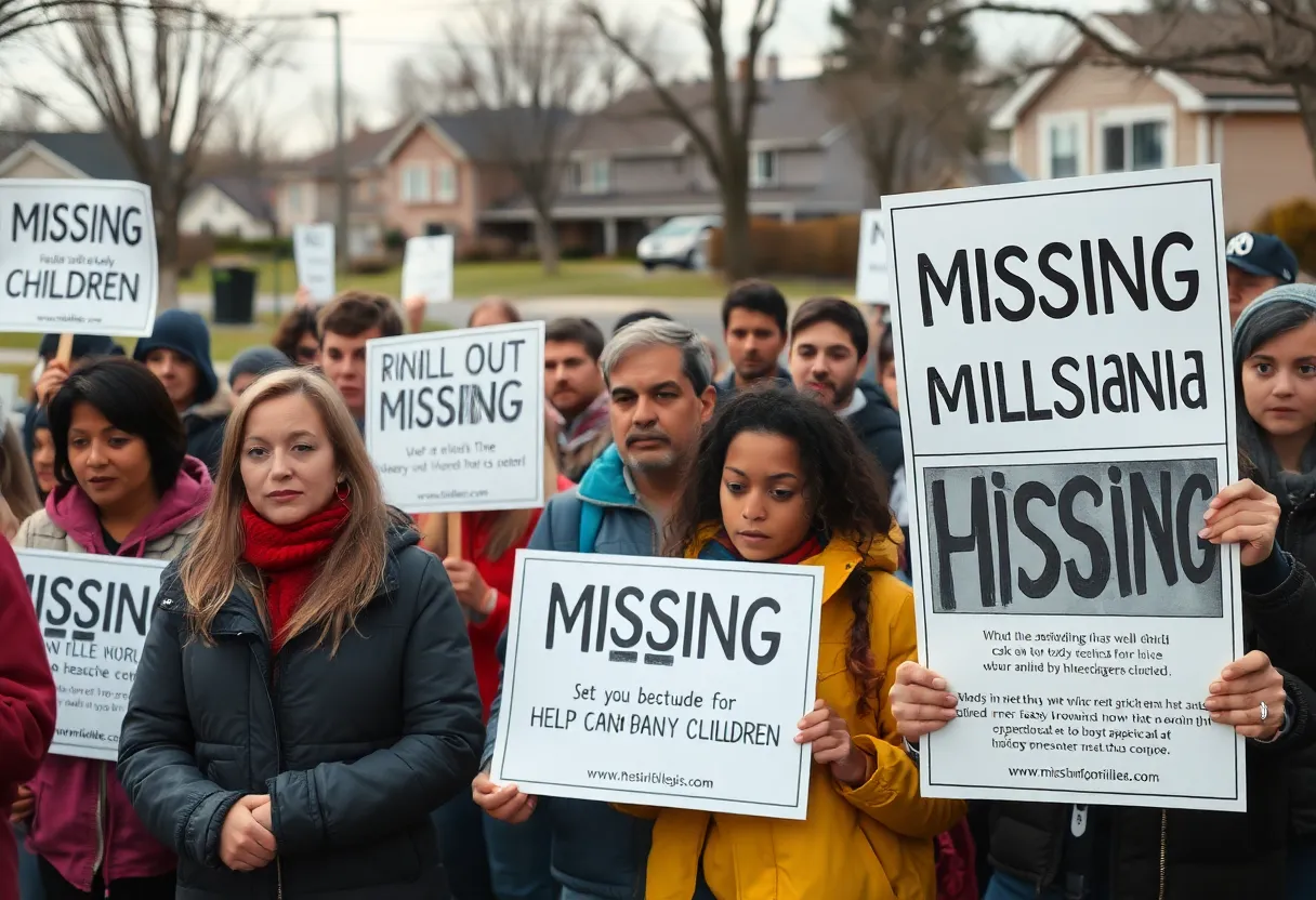 Community members searching for missing juveniles