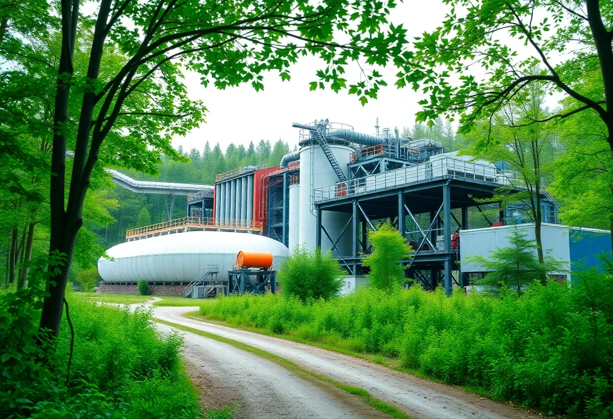Rendering of Georgia-Pacific's enhanced Alabama River Cellulose mill