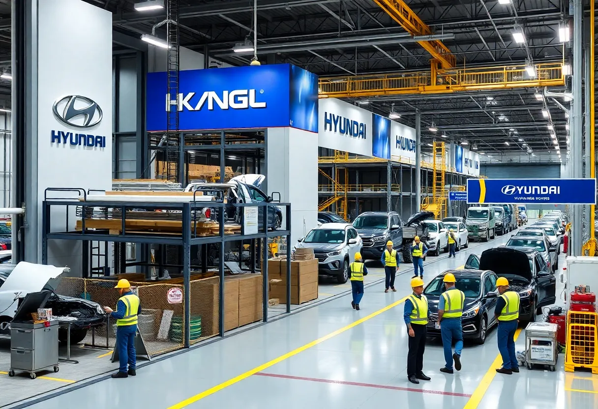 Hyundai Metaplant under expansion in Ellabell, Georgia