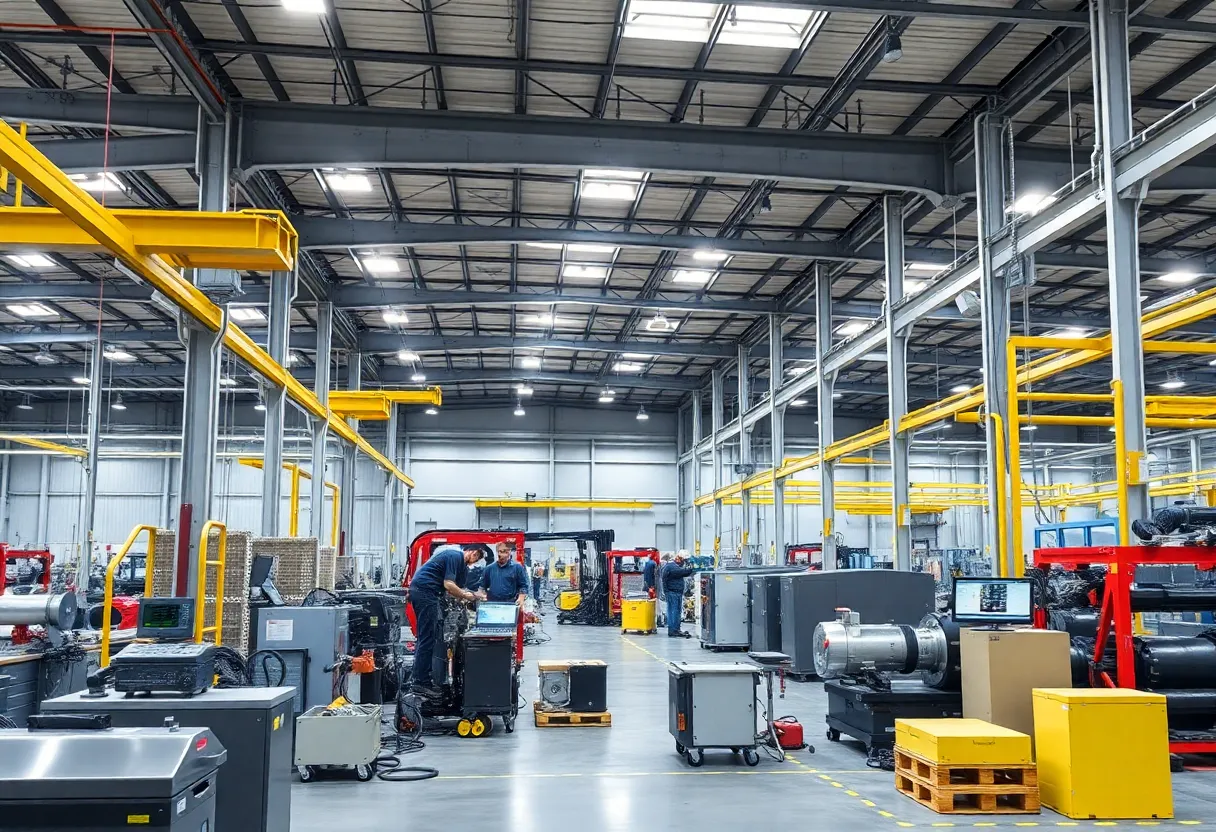 Visual representation of JS Link America's new manufacturing facility
