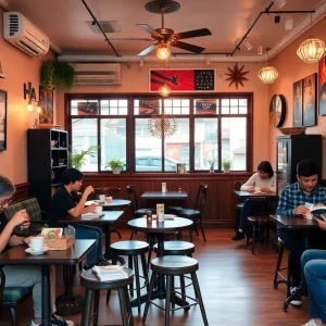 Interior of Lily Coffee Tea & Bread Cafe