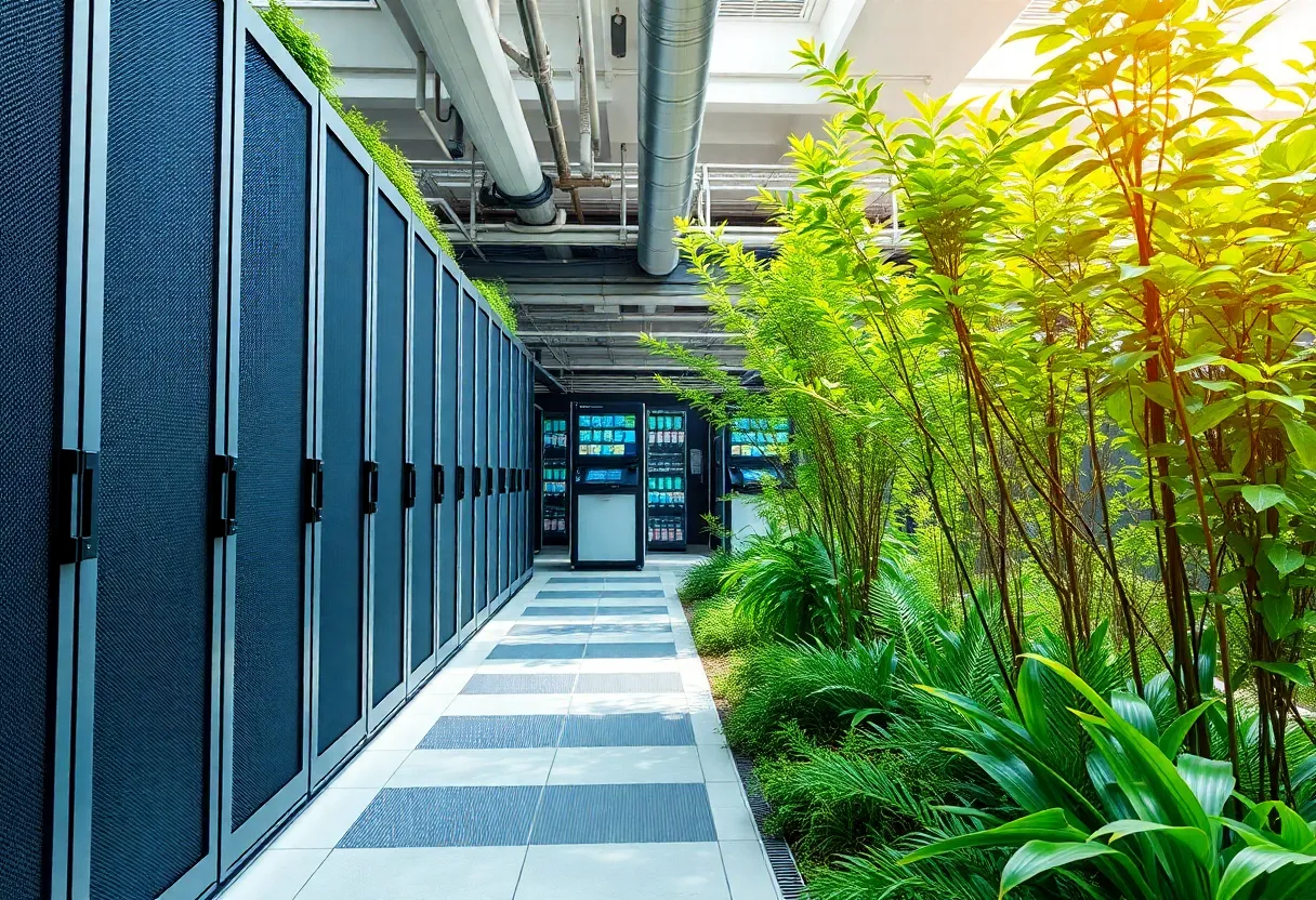 A data center blending technology and nature in Georgia