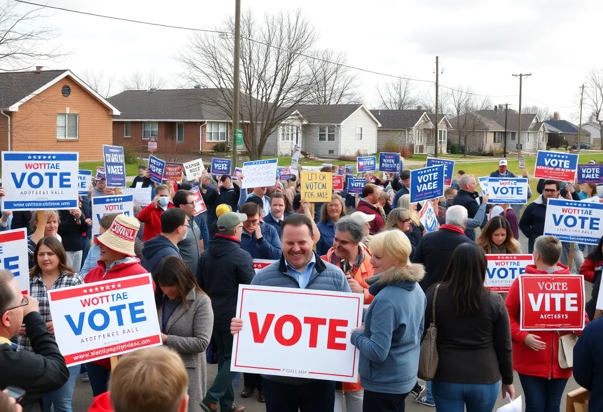 Campaign activity in Senate District 21 election