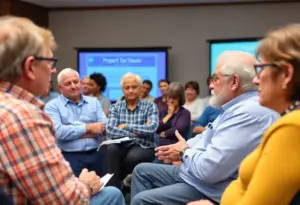 Residents at Augusta property taxes forum discussing concerns