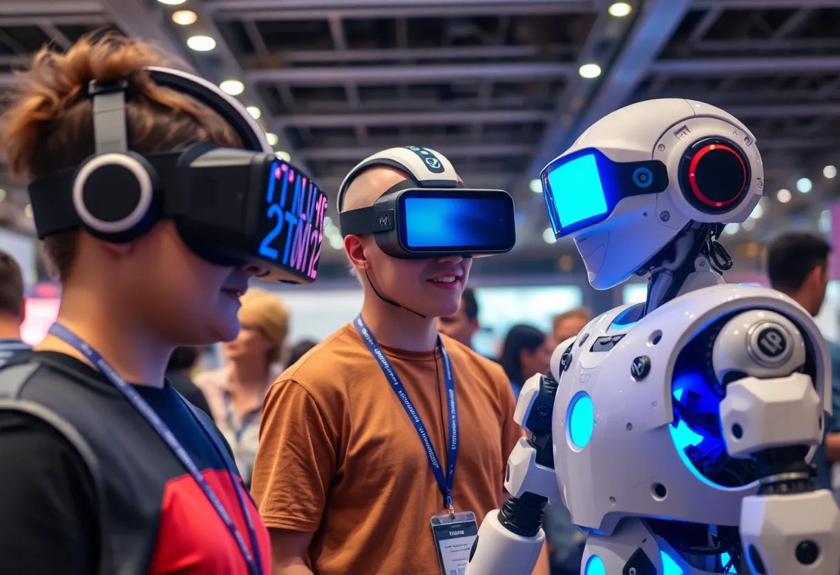 Demonstration of artificial intelligence technologies at Georgia AIM Day