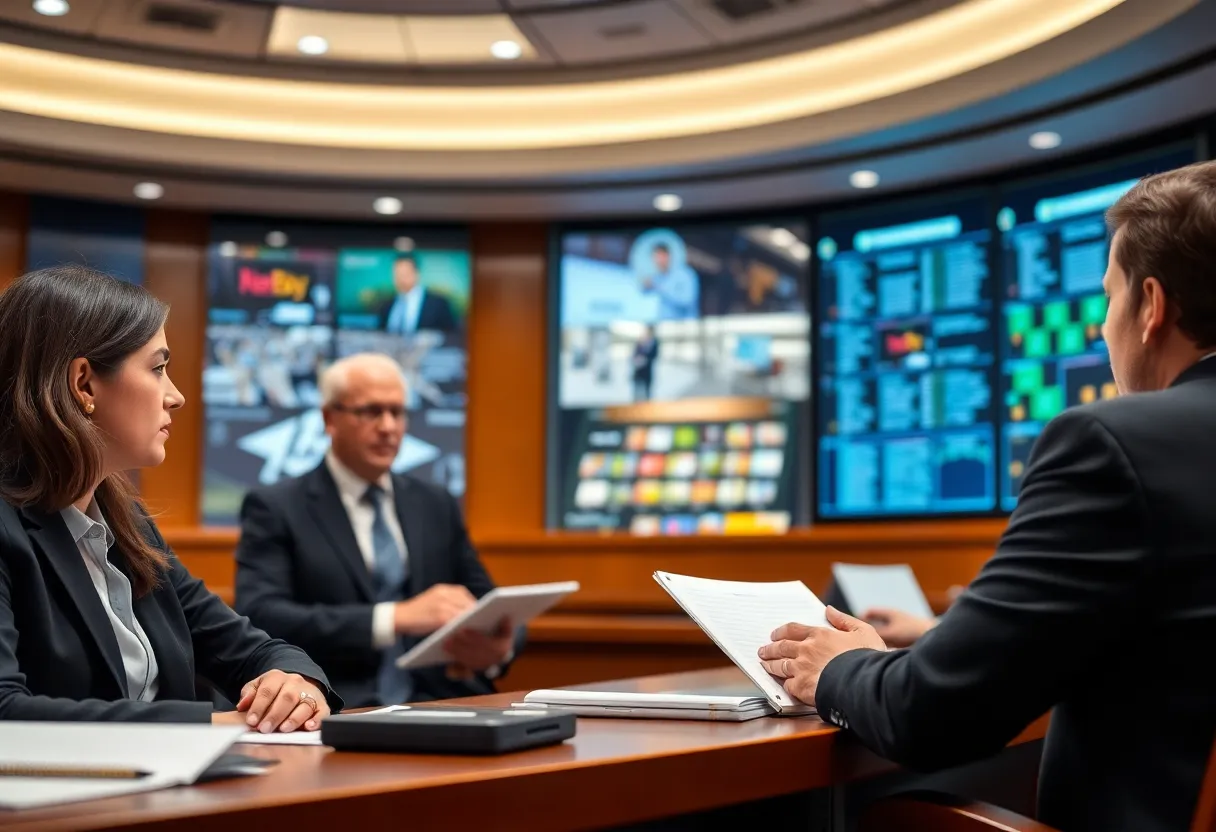 Courtroom discussing Georgia online sales law