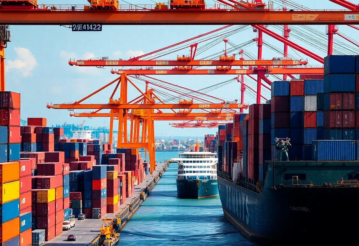 Overview of container traffic at Georgia ports
