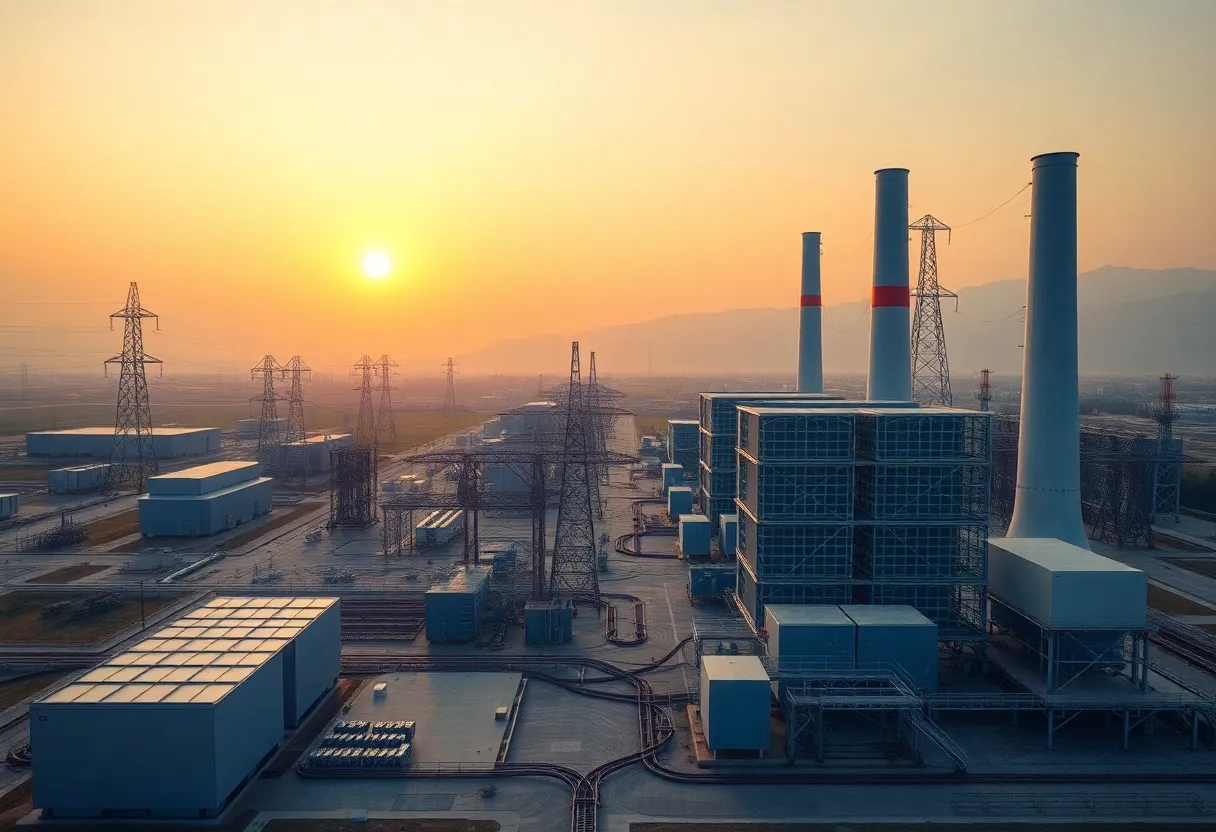 Electricity infrastructure of Georgia Power with data centers.