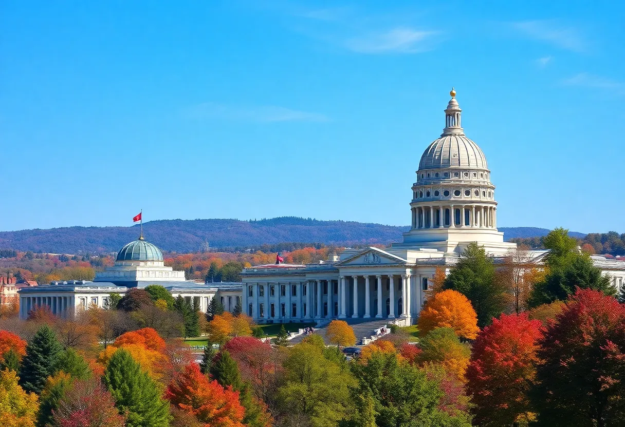 Landscape view of Georgia representing financial strength
