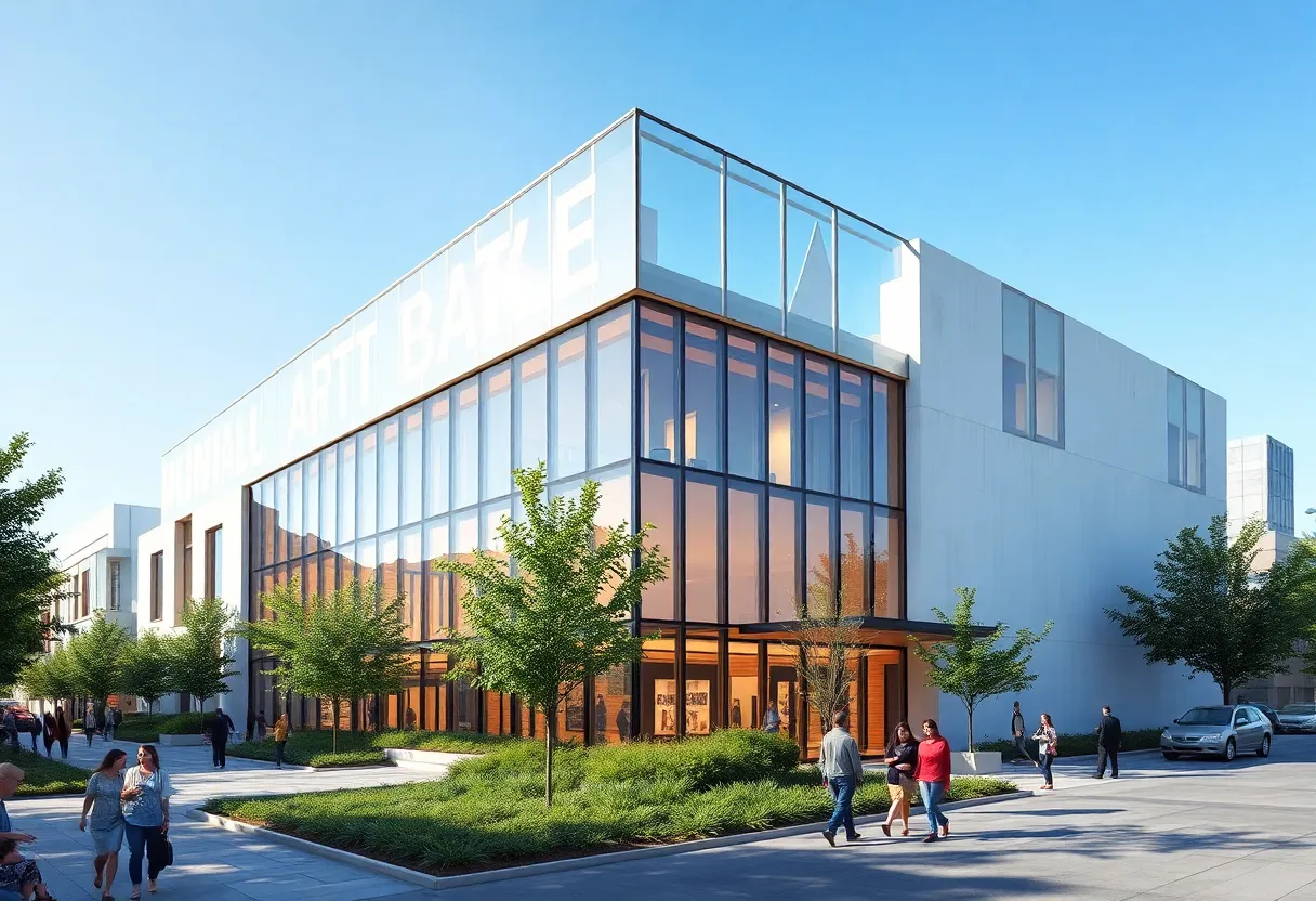 Rendering of the new LOOP arts hub at Georgia Tech