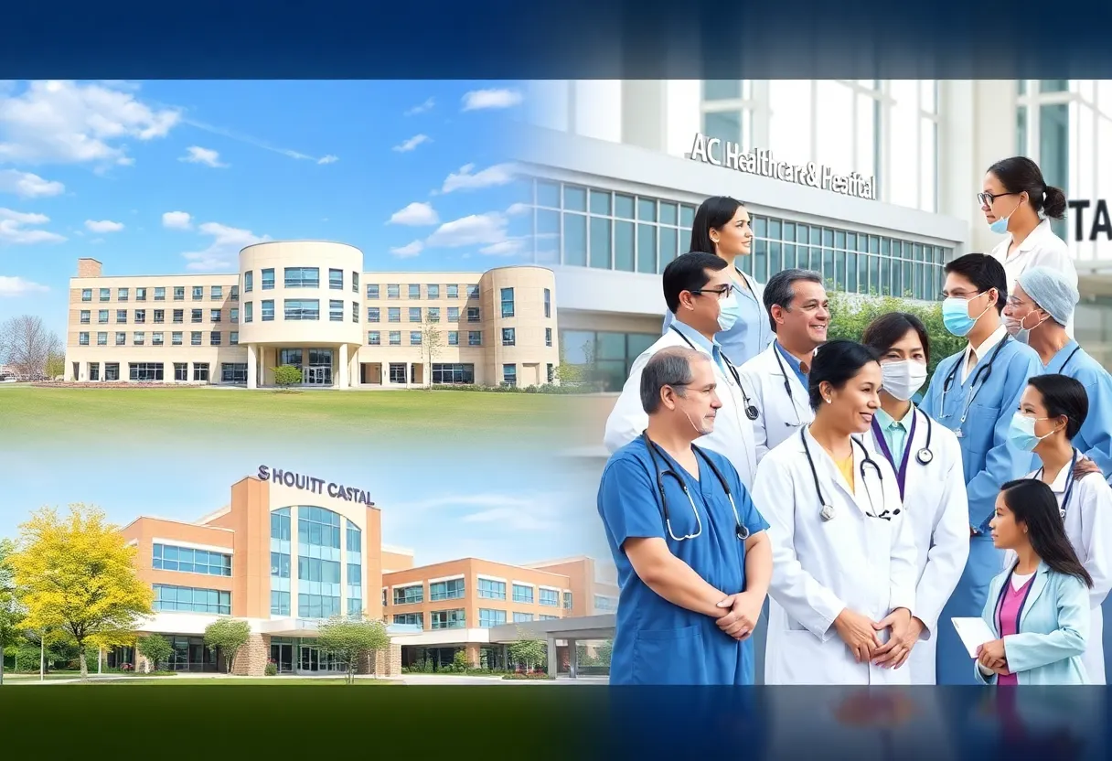 Visual representation of a healthcare partnership focusing on community health and collaboration.