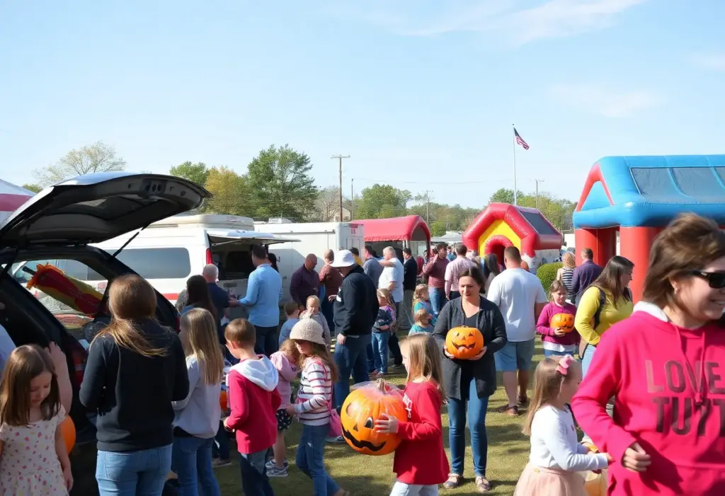 Families enjoying Kroc Fest activities