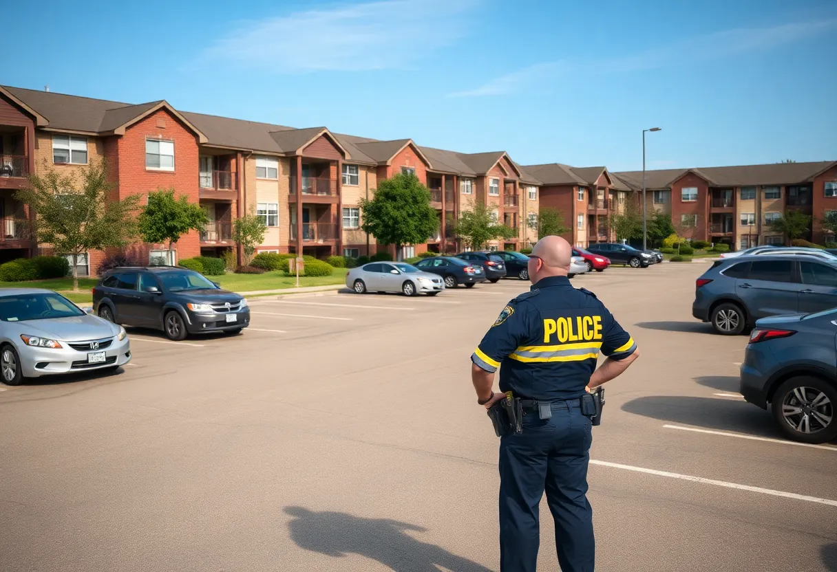 Richmond County deputies patrolling a residential area for vehicle security